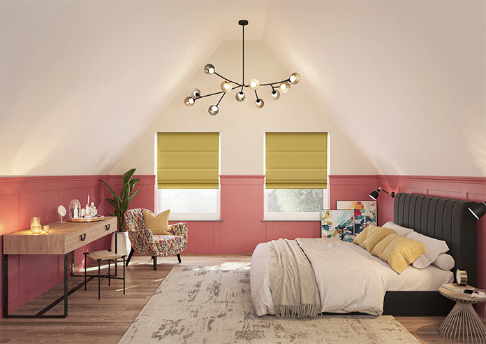 Lyra, Mustard - Roman Blind - Image 8